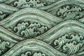 Sea wave pattern art Royalty Free Stock Photo