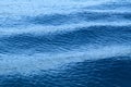 Blue sea ocean waves Royalty Free Stock Photo