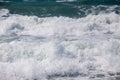 Sea waves in the beach.