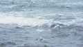 Sea waves closeup