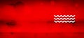 Sea waves icon motion art abstract red banner illustration Royalty Free Stock Photo