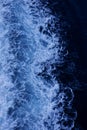 Sea waves macro dark blue abstract background wallpaper high quality resolution prints Royalty Free Stock Photo