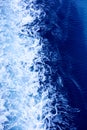 Sea waves macro dark blue abstract background wallpaper high quality resolution prints Royalty Free Stock Photo