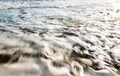 Sea waves milky water background Royalty Free Stock Photo