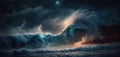 Sea Waves in a Storm
