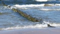 Surf. Small Sea Waves On Sandy Beach