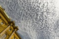 Sea of the white cirrostratus clouds