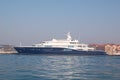 Sea yacht off the coast of Venice, Italy.