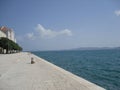 Sea by Zadar Kroatia Royalty Free Stock Photo