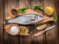 Seabass fish. Royalty Free Stock Photo