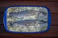 Seabass salt recipe Lubina a la sal from Mediterranean Royalty Free Stock Photo