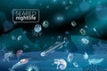 Seabed Cartoon Background