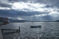 Seaboard on Kastela, Adriatic sea, near Split, Croatia