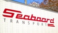 Seaboard Transport Semi Truck Trailer Royalty Free Stock Photo