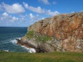 Seacliffs on Anglesey, Wales Royalty Free Stock Photo