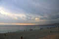 Seacoast and beach evening, Nice, France