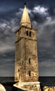 Seacoast bell tower Royalty Free Stock Photo