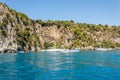 Seacoast of Palinuro with its wonderful crystal clear water sea and caves