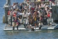 Seafair Pirates Alki Beach Landing Royalty Free Stock Photo