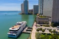 Seafair yacht at downtown Miami Intercontinental Hotel