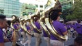 Seafare Parade band, Seattle Royalty Free Stock Photo