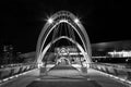 Seafarers Bridge in Melbourne Black/White