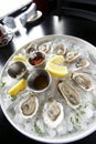 Seafood appetizer with oysters