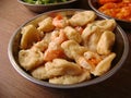 Chinese food Coated shrimp krupuk Royalty Free Stock Photo