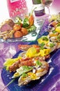 Seafood assorted platter