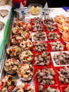Seafood at the bazaar
