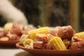 Seafood Boil Royalty Free Stock Photo