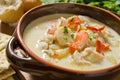 Seafood Chowder Royalty Free Stock Photo