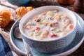 Seafood Chowder Bowl Royalty Free Stock Photo