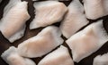 Fresh raw cod fillet, ready for cooking, AI Generated Royalty Free Stock Photo