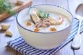 Seafood creamy soup