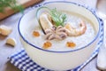 Seafood creamy soup