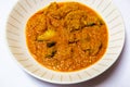 Seafood Egusi (Egunsi) stew a Nigeria cuisine from melon seed