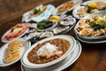 Seafood Feast Fresh gumbo shrimp fish and oysters