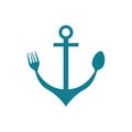 Seafood Fish Sailor Fisherman Restaurant Logo Symbol