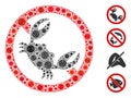 Seafood Free Collage of CoronaVirus Icons