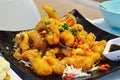 Seafood fried calamari