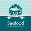 Seafood menu design