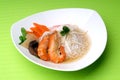 Seafood noodles Royalty Free Stock Photo