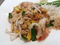 Seafood Pad Thai Royalty Free Stock Photo