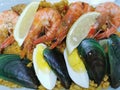 Seafood Paella Food