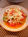 seafood papaya salad - image