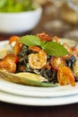 Seafood pasta Royalty Free Stock Photo