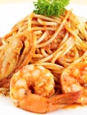 Seafood pasta Royalty Free Stock Photo