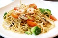 Seafood pasta Royalty Free Stock Photo