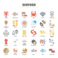 Seafood , Pixel Perfect Icons